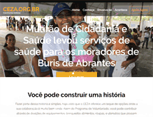 Tablet Screenshot of ceza.org.br